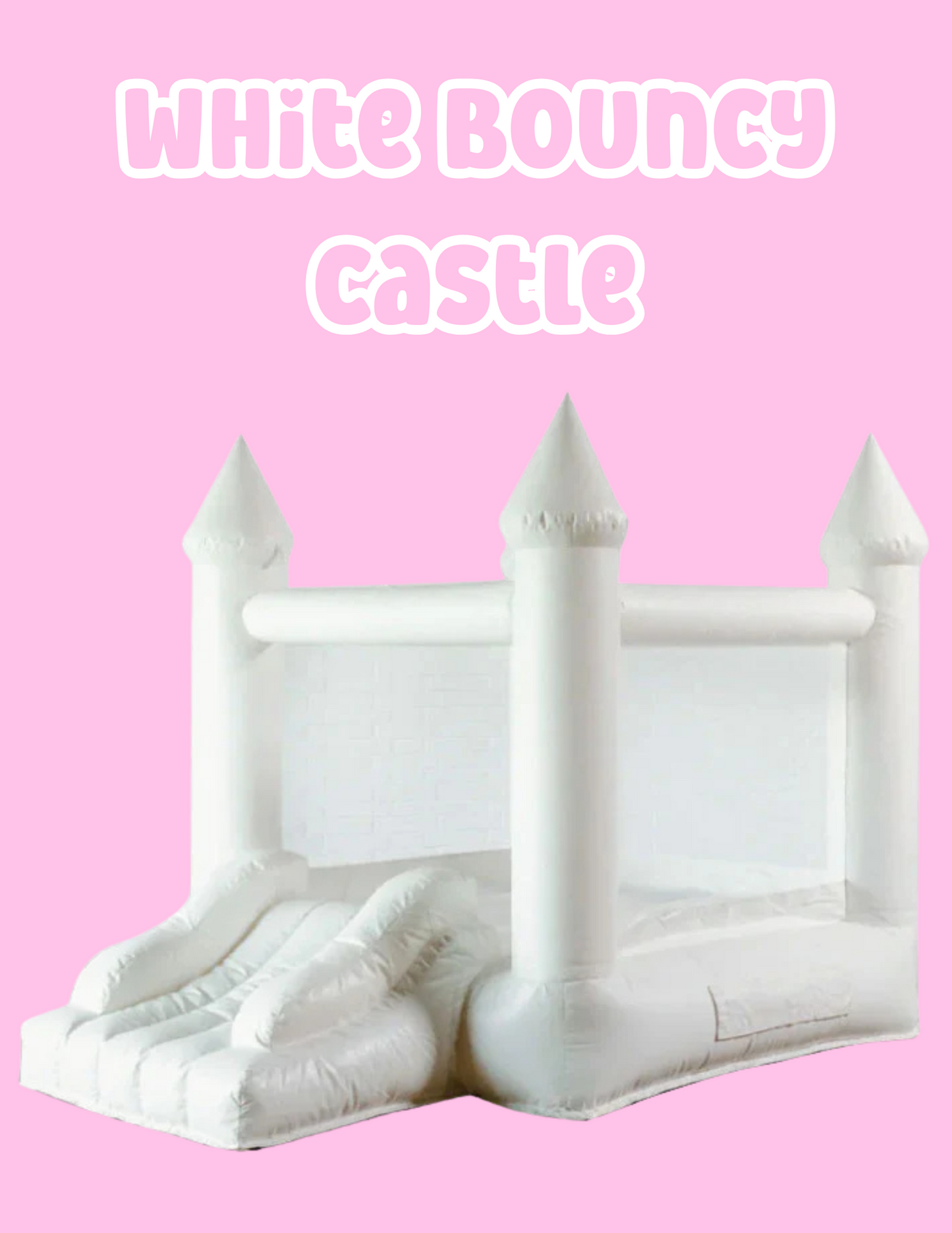 White Bouncy Castle